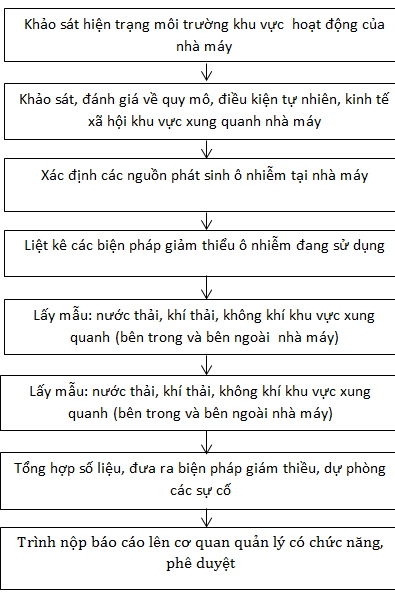 Lập báo cáo giám sát môi trường định kỳ cho ngành chế biến thực phẩm 1